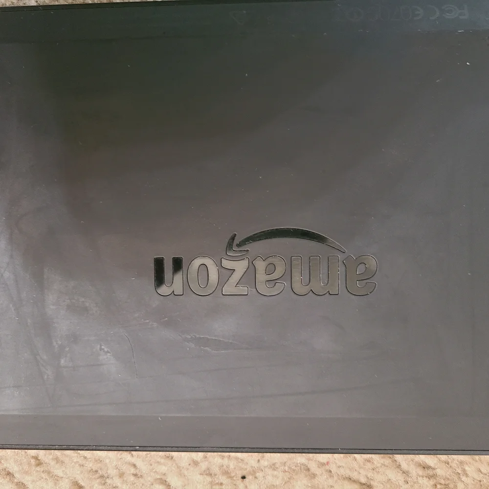 Black Tablet with Speaker Design